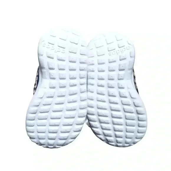 Adidas Girls Lite Racer Adapt 4.0 (Toddler) Size 4 Black/Pink/Green/Cheetah - Picture 3 of 8